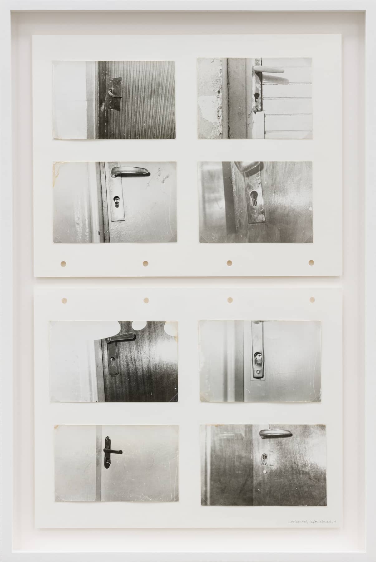 5_jonathan rosic_doors 7_horizontal, left, closed, 1_2022_found photographs_53.5x36cm_shivadas de Schrijver