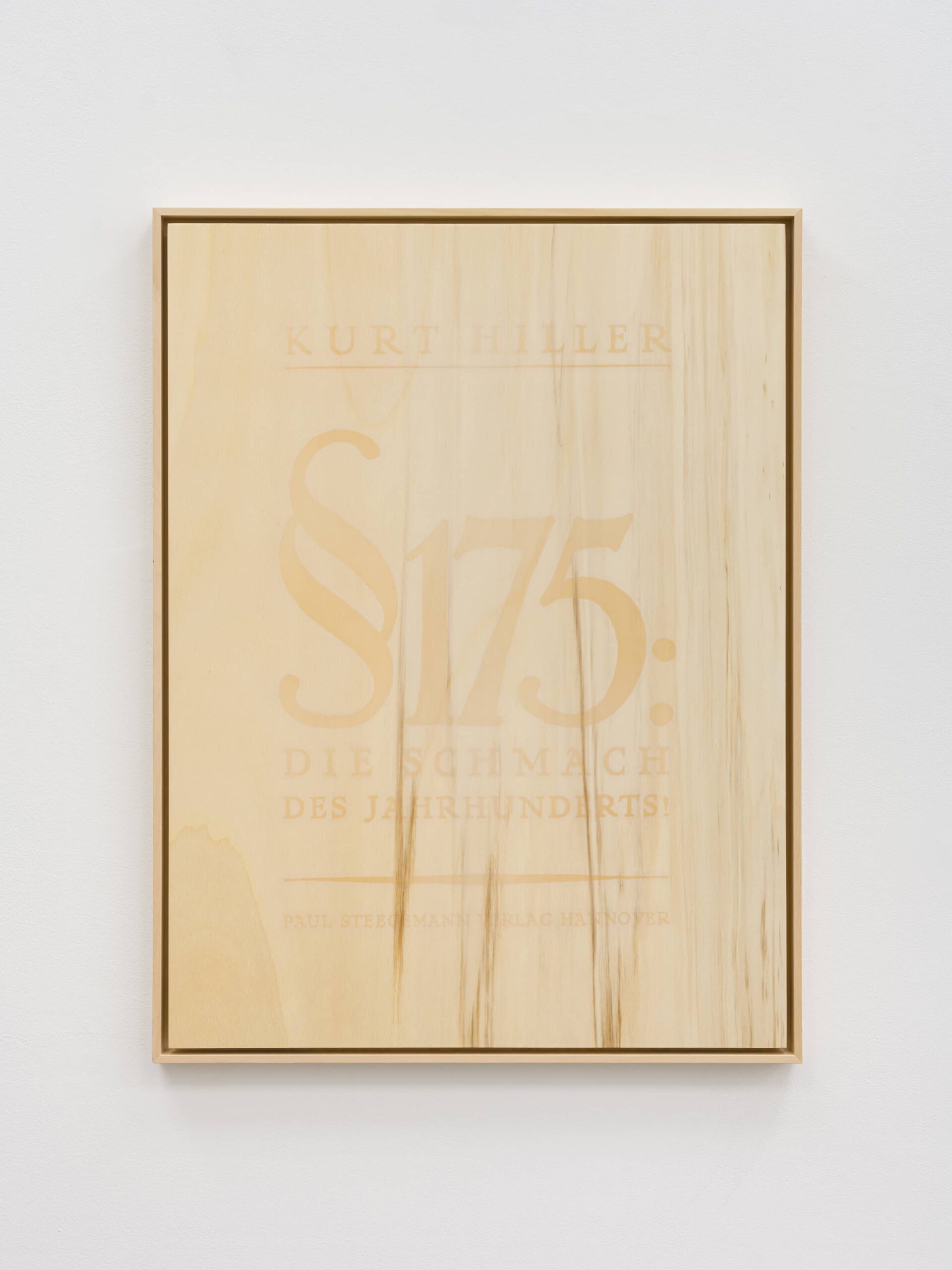 Takahiro Kudo_Untitled (The Days Before You Came)_Dear Past_2024_sunbleached wooden plate, uv varnished_62x48cm_Shivadas de Schrijver_2