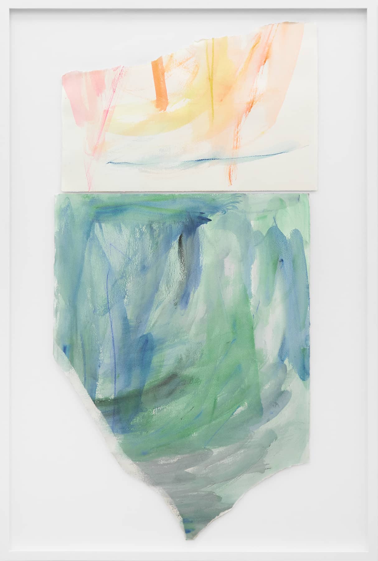 02_Hadrien Loumaye_Relationship 2_2024_watercolor, pastel on paper_123x83 cm_Mina Albespy