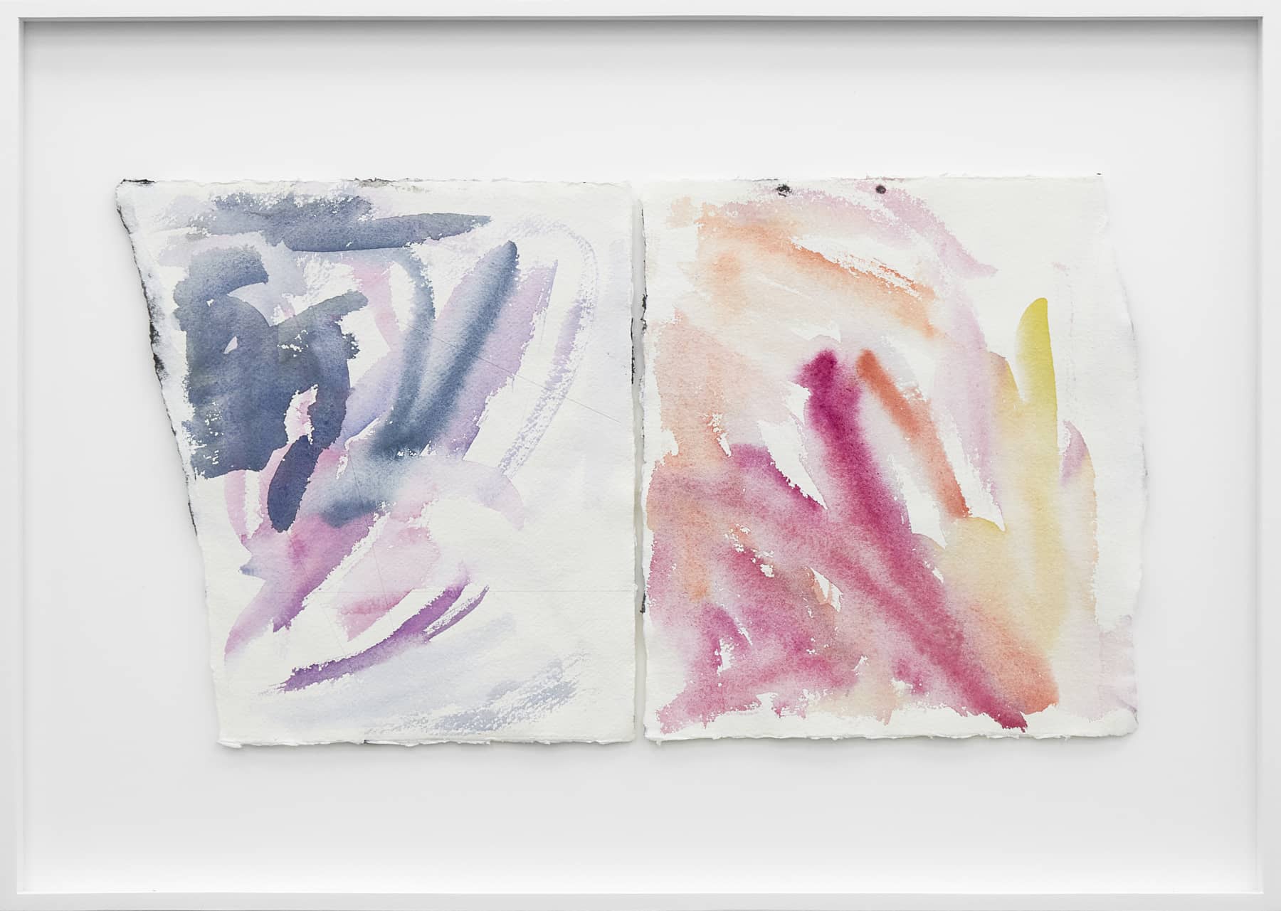 03_Hadrien Loumaye_Relationship 3_2024_watercolor, pencil on paper_47x66,5 cm_Mina Albespy
