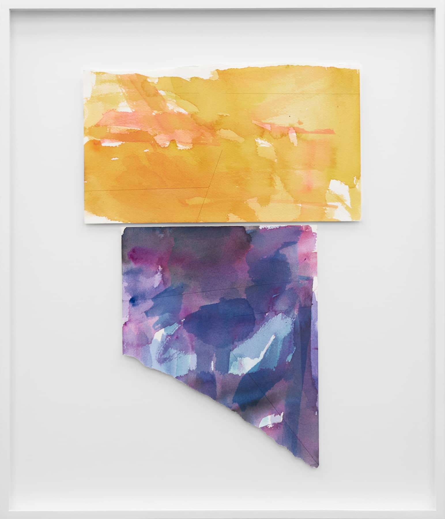 04_Hadrien Loumaye_Relationship 4_2024_watercolor, pencil on paper_55x47,5 cm_Mina Albespy