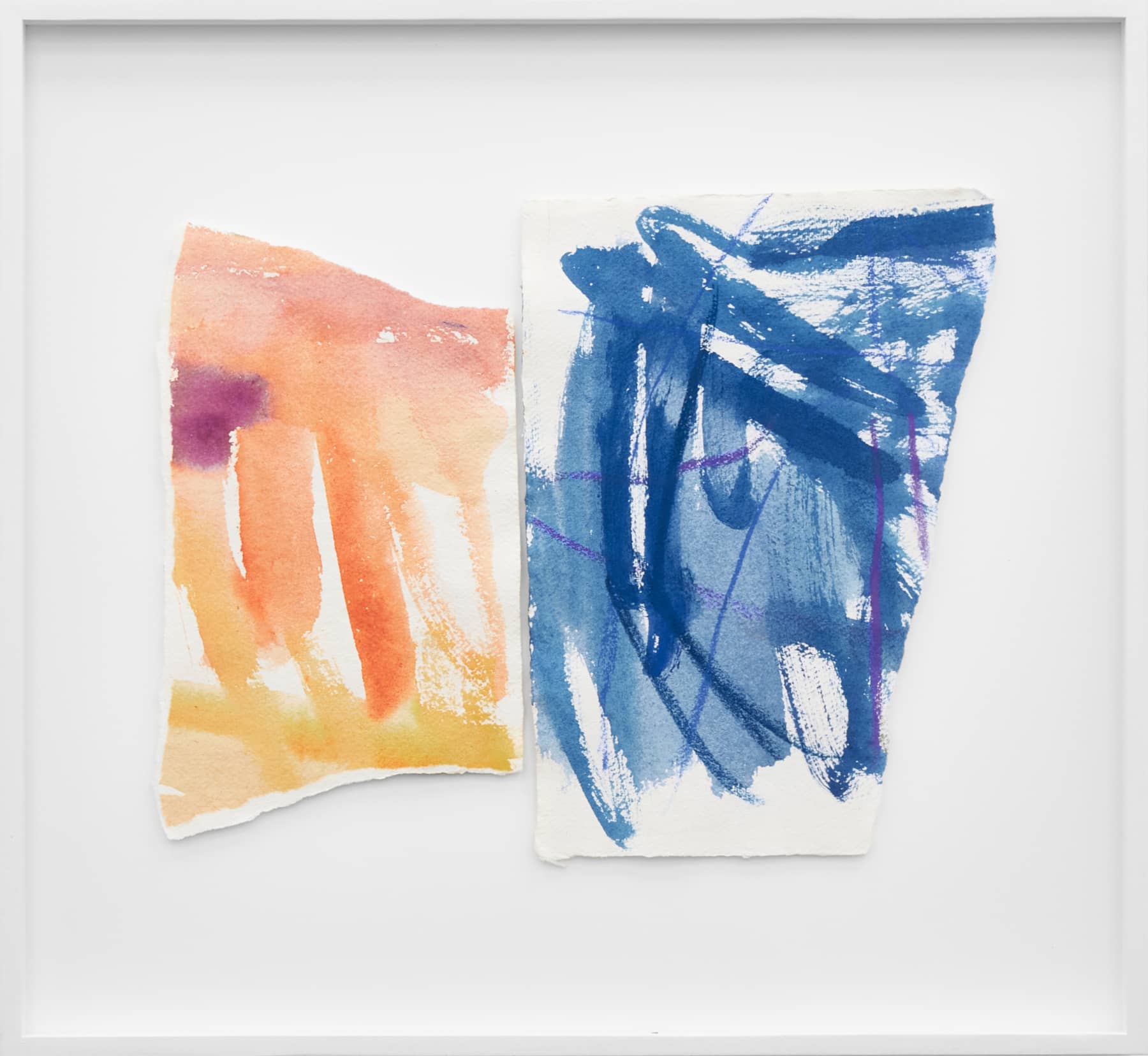 06_Hadrien Loumaye_Relationship 6_2024_watercolor, pastel on paper_47x51 cm_Mina Albespy