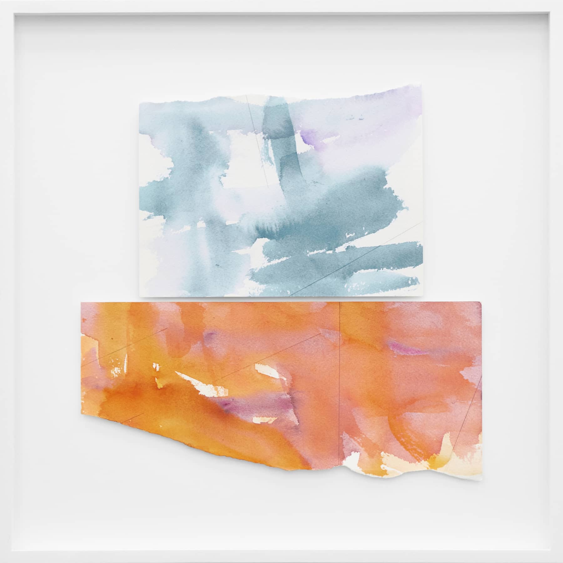 08_Hadrien Loumaye_Relationship 8_2024_watercolor, pencil on paper_41x41 cm_Mina Albespy