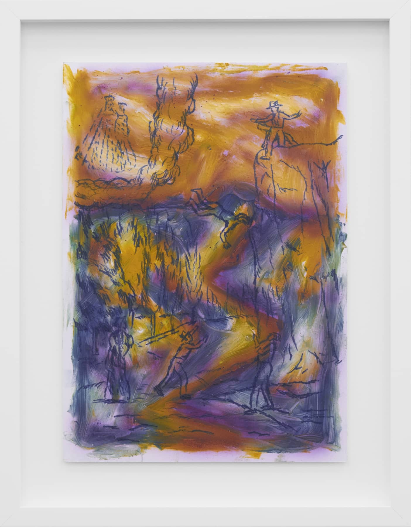 Enne Boi_Rebus (Ex Voto P.G.R. #6)_2024_mixed media on paper_29x21 cm_Mina Albespy_1