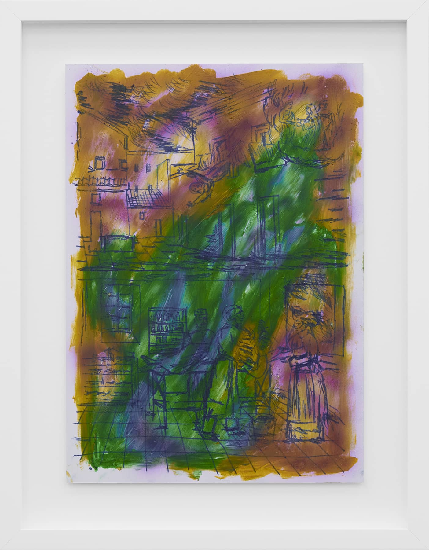 Enne Boi_Rebus (Ex Voto P.G.R. #7)_2024_mixed media on paper_29x21 cm_Mina Albespy_1