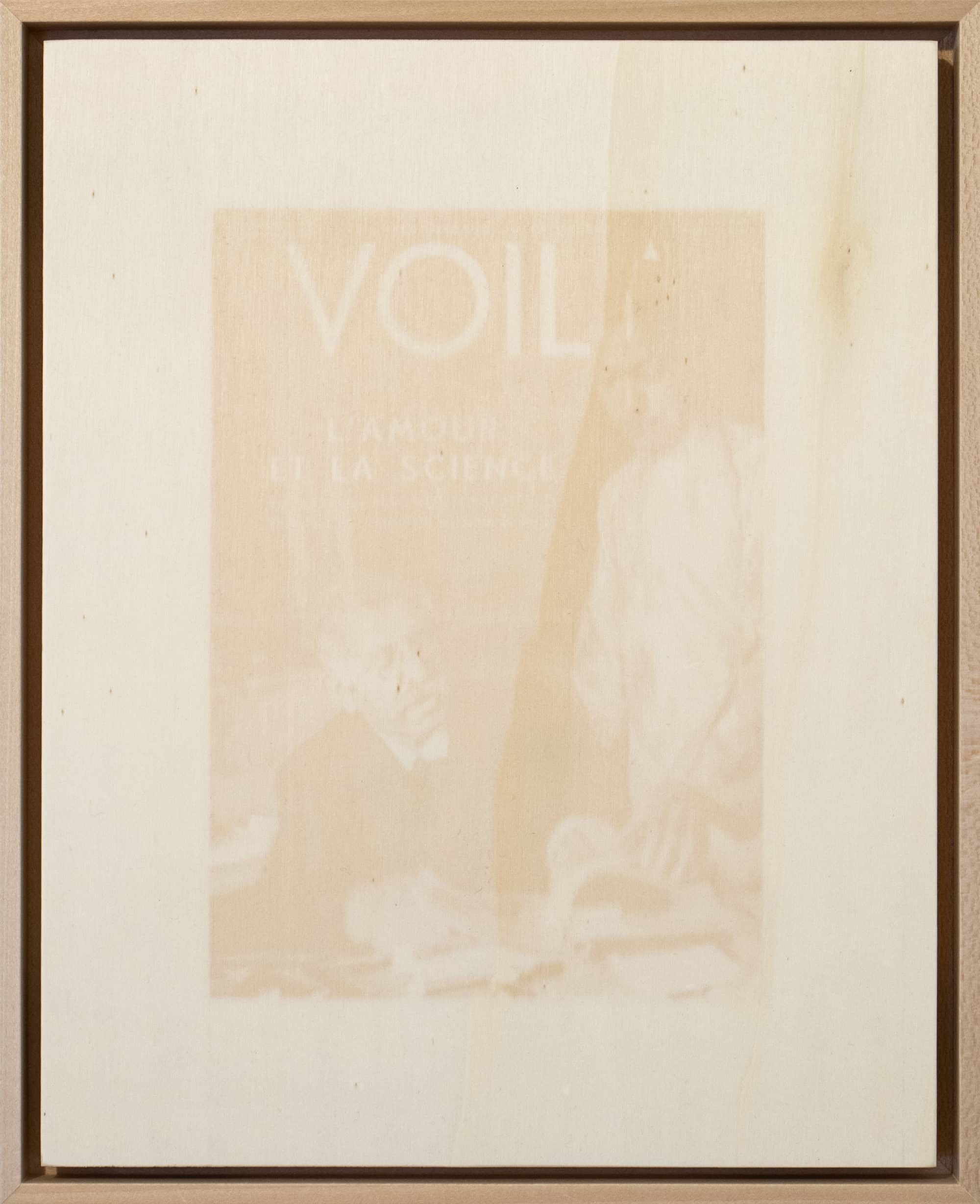 48_Takahiro Kudo_Untitled (4.00 AM)_Dear Past series_2025_sun-bleached wooden plate, anti-UV varnish_32x26cm