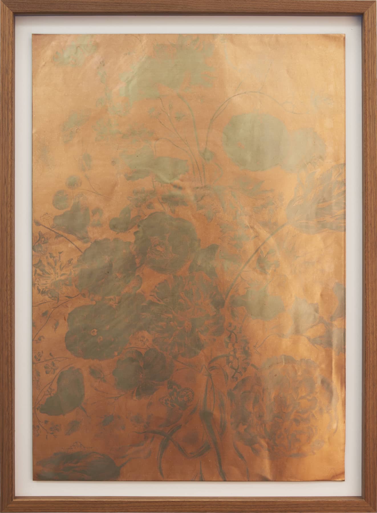 14_Roman Moriceau_Silver (Flowers 2)_2021_silver salts recovered from used bins of siver photography on copper_58x43cm_Mina Albespy