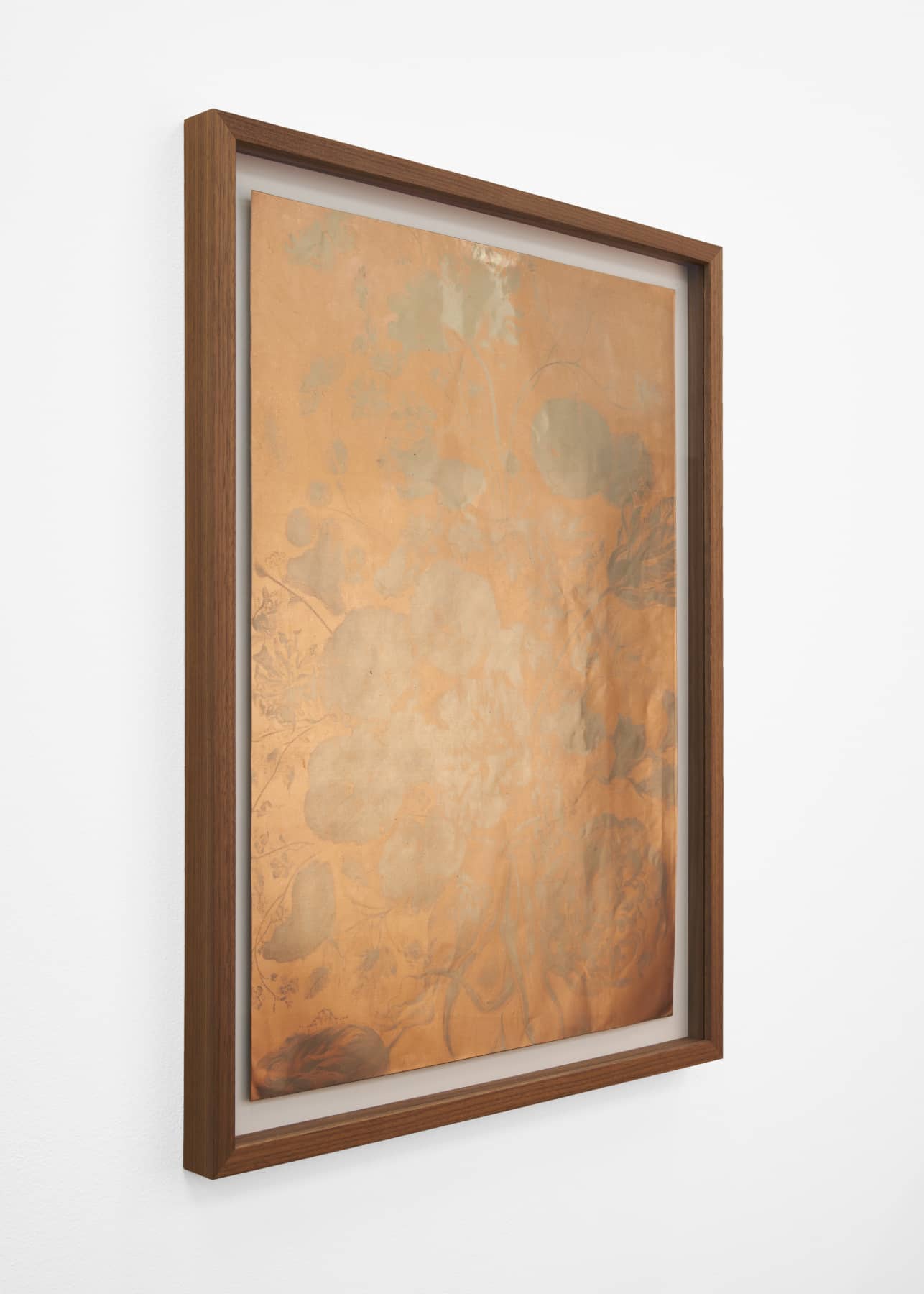 14_Roman Moriceau_Silver (Flowers 2)_2021_silver salts recovered from used bins of siver photography on copper_58x43cm_Mina Albespy_2