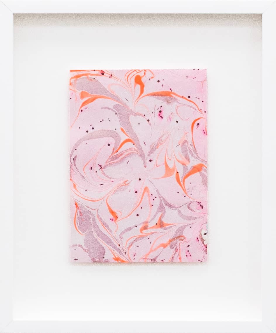 12_Roman Moriceau_Peace and Love 1_2026_nail polish on paper_25.5x21cm_1