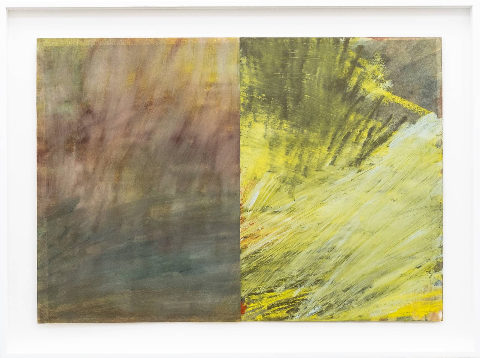 3_Melanie Berger_Sans Titre (Duo 2)_2026_oil, pigments, oilstick on papers_52.5x70cm_1