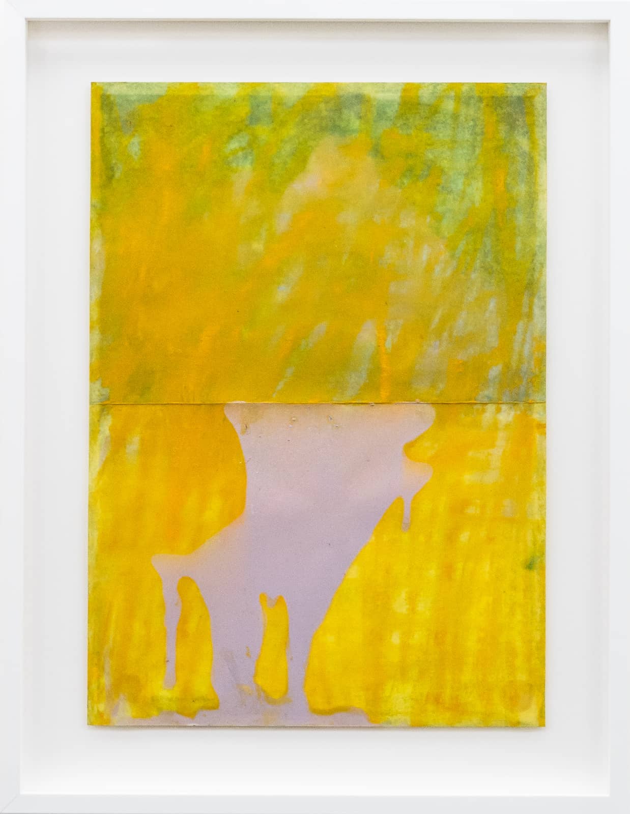 6_Melanie Berger_Sans Titre (Tache Violette)_2026_oil, pigments, oilstick on folded paper_52.5x40.5cm_1