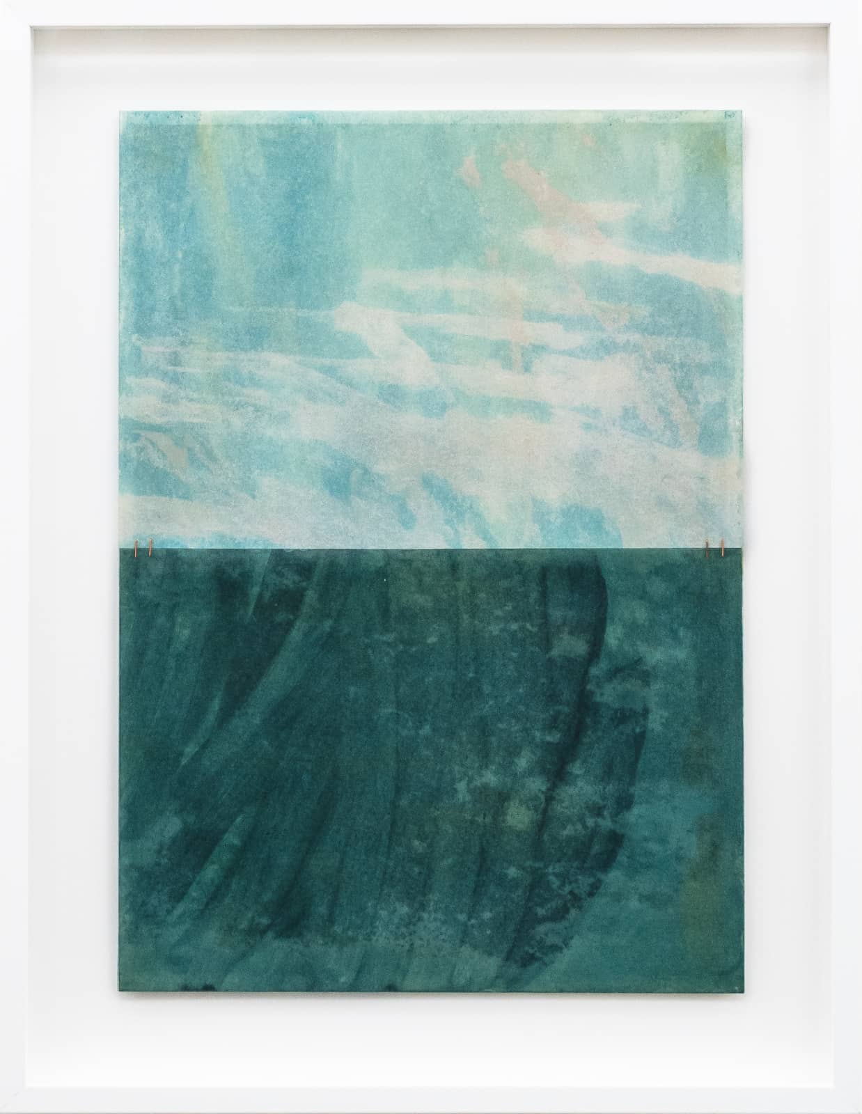 7_Melanie Berger_Sans Titre (Duo Renverse)_2025_oil, pigments on papers_52.5x40.5cm_1